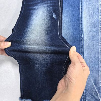 購入 柔らかいストレッチ TWILL スタイル 綿 ポリエステル ダークブルー デニム 織物 JSD3245 9.4OZ ファッションジーンズ online manufacture
