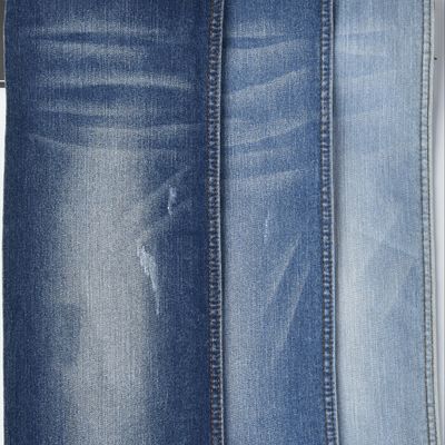 購入 収縮耐性綿ポリエステルSPANDEXデニムファブリックQY005-3 8.7オンス online manufacture