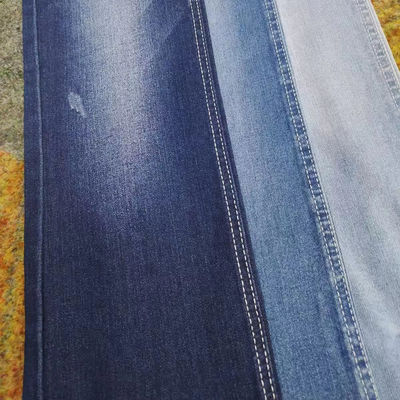 購入 170cm 幅 織り 伸縮 青いデニム 8.2オンス 耐久性 スタイリッシュ online manufacture