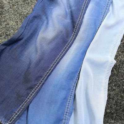 購入 30*32/20 糸数 ストレッチ リオセル ダークブルー シンプル デニム 織物 4.8オンス JSD2020 糸 染色パターン online manufacture