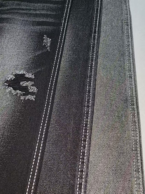 購入 75%コットン ストレッチのないデニム 布 黒/黒 JSD3135A-R ジーンズ用 ヴィンテージ衣料品 デニム卸売 online manufacture