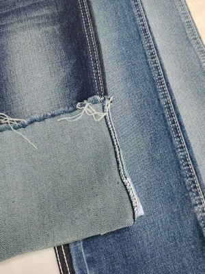 購入 11オンスツイルのメンズジーンズ用スーパーストレッチコットンポリエステルレーヨンデニム生地 online manufacture