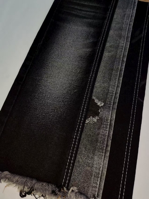 購入 超ソフトコットンポリエステルデニム生地 BLACK/BLACK 14.2oz A606A ジーンズ衣料用 デニム卸売 online manufacture