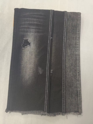 購入 7.9オンス 弾性のない綿ポリエステル 黒/黒 180cm デニム布 卸売 デニム12+12*16 JSD3104A online manufacture