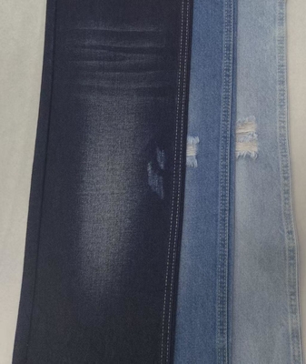 購入 85%綿 弾性のない綿 ポリエステルDARK INDIGO 170cm デニム織物 8x7 JSD3258 online manufacture
