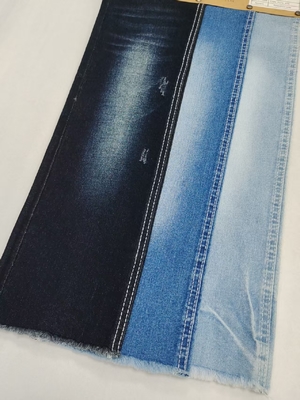 購入 青 グレー 高品質の綿ポリエステルストレッチ トワイルスタイル デニム 織物 10*21/40+70 製造 JSD3110C ジーンズ用 online manufacture