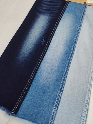 購入 Dual-Core Siro Yarn Cross Slub  85%Cotton Stretch Denim Fabric With 12+12*21/40+70 Construction JSD3280 For Jeans Or Coat online manufacture