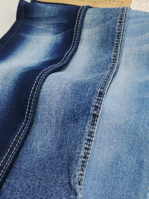 購入 3/1 Right Twill Style Dark Indigo stretch Denim Fabric 10.5oz 10S For Man Jeans online manufacture