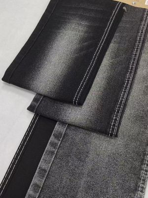 購入 11.9OZ Twill Style BLACK/BLACK Denim Fabric weak stretch For boyfriend Jeans online manufacture