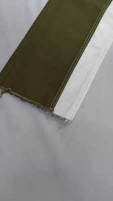 購入 98% Cotton 280GSM 3/1 left twill with full width 58/59