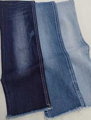 購入 TR 9.7oz Dark indigo with full width 180-182cm construction 10+10*12/55/75 Denim fabric  JSD3407 for jeans online manufacture