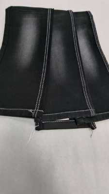 購入 Middle elastic 12oz Black with full width 180-182cm construction 7+7*7/55/75 Denim fabric  JSD3433A for men jeans online manufacture