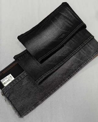 購入 Medium elastic 11.8oz Black/Black with full width 180cm construction 8*16/70 Denim fabric  JSD3191A for men jeans online manufacture