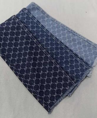 購入 Beautiful pattern Heavy weight Dark blue with full width 180cm /10x7 Denim fabric for jeans online manufacture