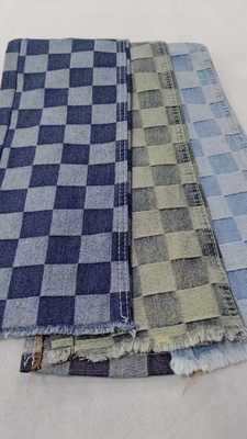 購入 Beautiful pattern Heavy weight with full width 180cm /10x7 Denim fabric for jeans online manufacture