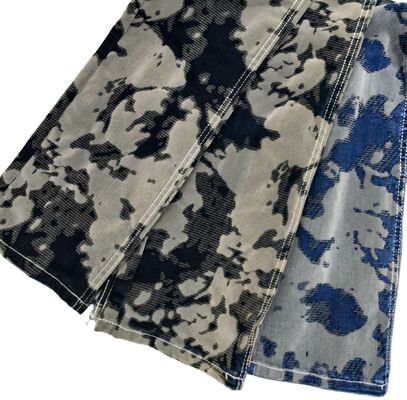 購入 メイラード風グレーフロッキーデニム生地 10.5oz 秋冬コートまたはファッションジーンズ用 オンライン製造