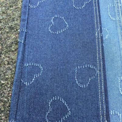 ストレッチを防げる 重さ 心臓形 青いデニム