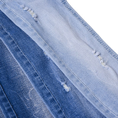 トワイル 綿 ポリエステル スパンデックス デニム 織物 QY039-4 8.7Oz