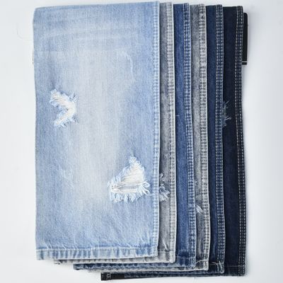 11.9オンス 収縮耐性綿 ポリエステル スパンデックス ブルー ストレッチ デニム