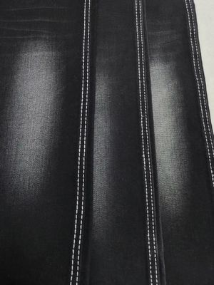 弱ストレッチ 低収縮 シロデニム生地 BLACK/BLACK 男性用ジーンズ用